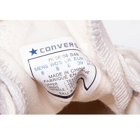 Unisex Converse Chuck Taylor All Star Classic Optical White M7652 Size M6 W8 - Picture 7 of 8
